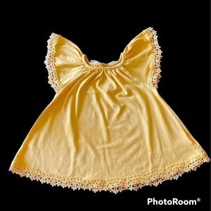 SHABBY CHIC-GIRLS GOLD DRESS-12MONTHS